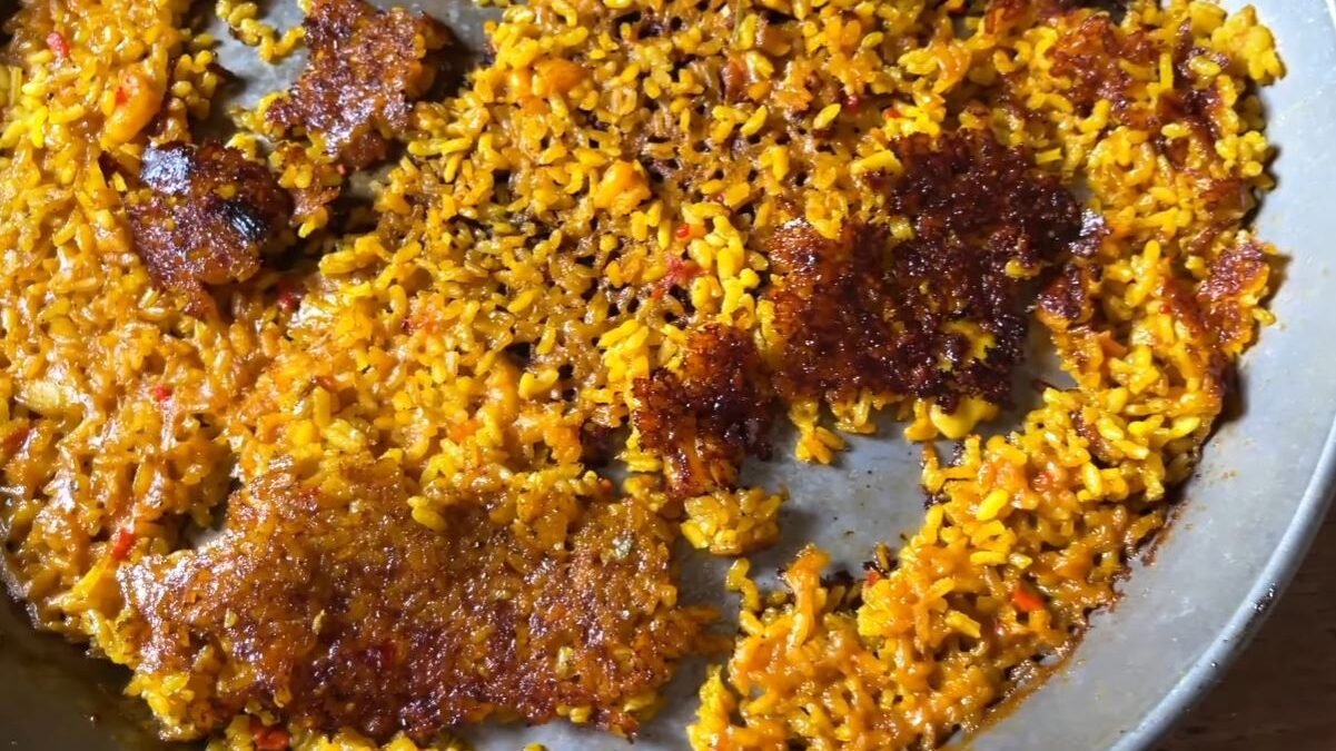 arroz de paella socarrat